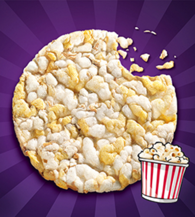 كيك الذرة والأرز الصحي 40 جم × 18 قطعة